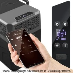 Yolco BCX40 CARBON Kompressor-Kühlbox, 12/24/230V, 40L,carbon-schwarz -Campingausrüstung 123274 0 5