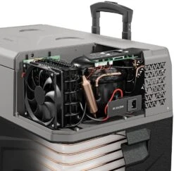 Yolco BX40 GREY Kompressor-Kühlbox, 12/24/230V,40L, Grau -Campingausrüstung 123420 0 9