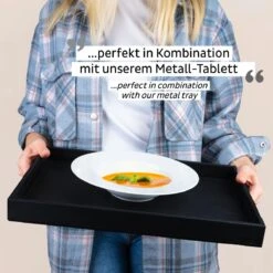 Silwy Gourmet Magnet-Teller, Porzellan, Ø23,5cm, 2-teilig -Campingausrüstung 124570 0 6