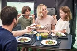 Trigano Premium Campingtisch, 115x70cm, Anthrazit -Campingausrüstung 125197 0 2