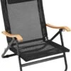 KingCamp Hayden Klappstuhl, Schwarz -Campingausrüstung 125497 0 0
