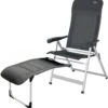 Crespo Deluxe AL/237-DL Campingstuhl Inkl. Beinauflage, Anthrazit - Camping Wagner Edition -Campingausrüstung 125513 0 0