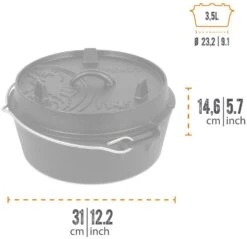 Petromax FT4.5-T Dutch Oven Set Inkl. Zubehör 13 Petromax FT4.5-T Dutch Oven Set Inkl. Zubehör -Campingausrüstung 125717 0 2