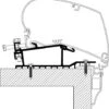Thule Omnistor 9200/6300 Adapter Für Hobby Caravan Bj. 2009-2013 -Campingausrüstung 14576 0