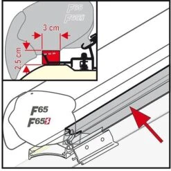 Fiamma Kit Rain Guard F80/F65 Abdichtgummi, 400cm -Campingausrüstung 16830 1