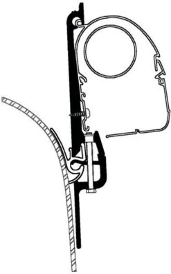 Thule Omnistor 2000 Adapter Für Hymercar