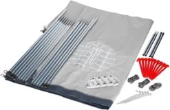 Isabella Flex Windschutz, 460x140cm, Grau -Campingausrüstung 24977 3