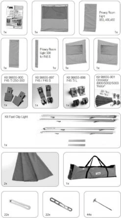 Fiamma Privacy-Room Light -Campingausrüstung 268 4
