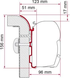 Fiamma F45 Adapter Für Bürstner