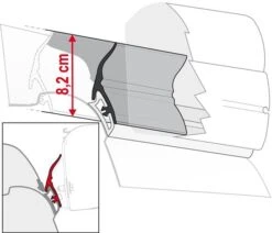 Fiamma Kit Rain Guard California Abdichtgummi, 200cm