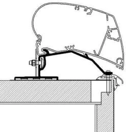 Thule Omnistor 9200/6300 Caravan Roof Adapter