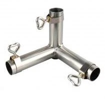 Piper Windschutzgestänge Ø 28mm Eckstück