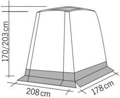 Reimo Trapez Heckzelt Für Minicamper -Campingausrüstung 32241 0 2