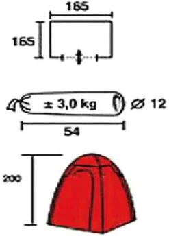 Malta Duschzelt, 165x165cm 5 Malta Duschzelt, 165x165cm -Campingausrüstung 32492 1