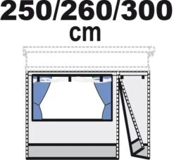 Fiamma Privacy-Room F45 Markisenvorzelt Basis-Modul -Campingausrüstung 3489 5