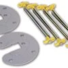 Fiamma Kit Awning Plate Markisen-Sicherung -Campingausrüstung 3621 0