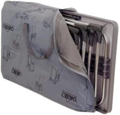 Crespo Valencia Stuhl- Und Tischset, Ungepolstert, Anthrazit -Campingausrüstung 36402 0 6