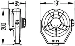 Hella Turbo-Ventilator, 24V -Campingausrüstung 37883 1