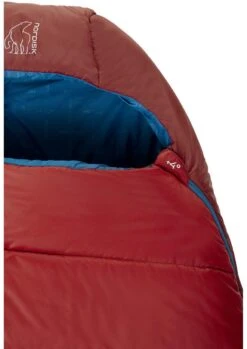 Nordisk Puk +4 Egg Schlafsack, Rot -Campingausrüstung 3868 2