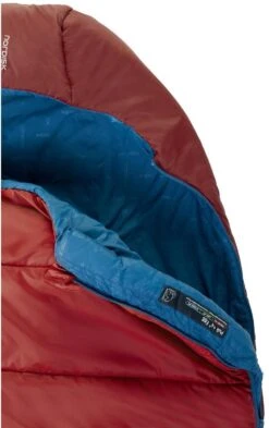 Nordisk Puk +4 Egg Schlafsack, Rot -Campingausrüstung 3868 4