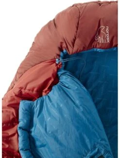 Nordisk Puk +4 Egg Schlafsack, Rot -Campingausrüstung 3868 5