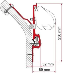 Fiamma F35 Adapter Für Eriba Touring