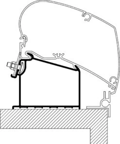 Thule Omnistor 9200/6300 Adapter Für Adria Caravan Ab Bj. 2015 9 Thule Omnistor 9200/6300 Adapter Für Adria Caravan Ab Bj. 2015 -Campingausrüstung 39275 3