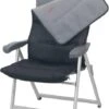 Crespo Air Deluxe Polsterauflage, Schwarz/grau -Campingausrüstung 39600 0