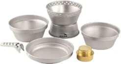 Easy Camp Storm Kochset Mit Spiritusbrenner, Aluminium, 7-teilig