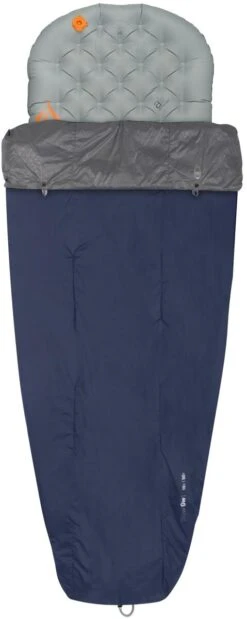 Sea To Summit Glow Gw-1 Deckenschlafsack, Dunkelblau/grau -Campingausrüstung 4407 4