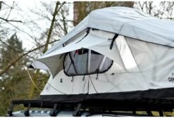 Campwerk Adventure Dachzelt Inkl. Matratzenunterlage, Grau -Campingausrüstung 4446 4