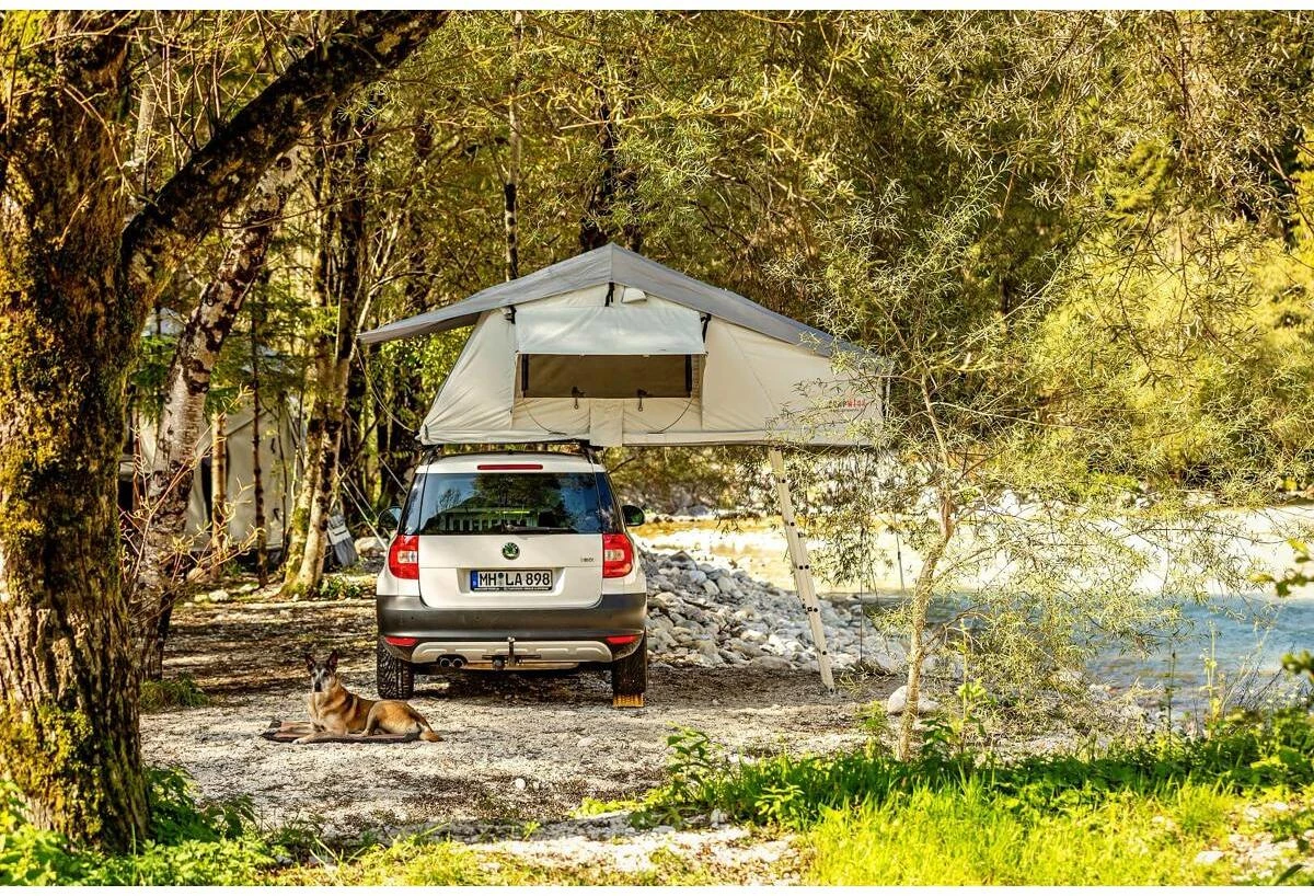 Campwerk Adventure Dachzelt Inkl. Matratzenunterlage, Oliv 13 Campwerk Adventure Dachzelt Inkl. Matratzenunterlage, Oliv – Bild 11