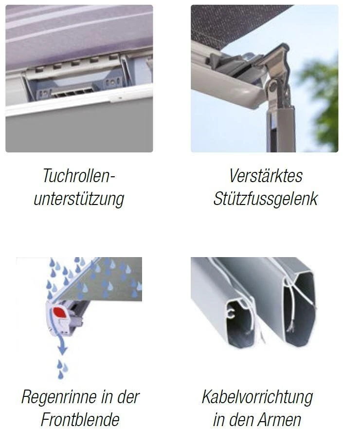 Fiamma F45S Markise Titanium, 300cm, Royal Grey, VW T5/T6 Multivan/Transporter 6 Fiamma F45S Markise Titanium, 300cm, Royal Grey, VW T5/T6 Multivan/Transporter – Bild 4