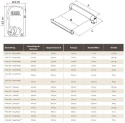 Fiamma F45S Markise Titanium, 300cm, Royal Grey, VW T5/T6 Multivan/Transporter 13 Fiamma F45S Markise Titanium, 300cm, Royal Grey, VW T5/T6 Multivan/Transporter -Campingausrüstung 45702 5