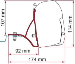 Fiamma F45 Adapter Für Trafic/Vivaro/Primastar Ab Bj. 2015
