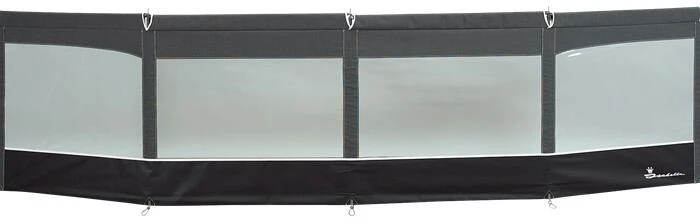Isabella Linea Windschutz, 460x110cm, Granit/schwarz 3 Isabella Linea Windschutz, 460x110cm, Granit/schwarz