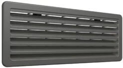 Thetford Vent Lüftungsgitter 168x483mm, Dunkelgrau