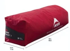 MSR FreeLite 2 Rucksackzelt, 2-Personen, 213x127cm -Campingausrüstung 5167 8