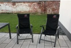 Outchair Stuhlauflage, Beheizbar, 120x42cm, Schwarz -Campingausrüstung 51769 0 3