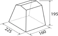 Brunner Storage Plus Gerätezelt, 225x160cm -Campingausrüstung 51893 4