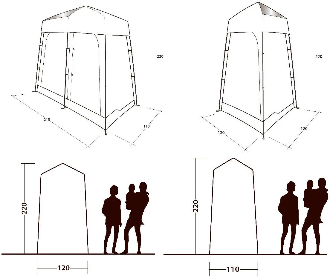 Outwell Seahaven Komfortstation Toilettenzelt 13 Outwell Seahaven Komfortstation Toilettenzelt – Bild 11