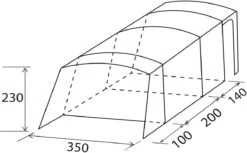Brunner Advantourer Reisemobil-Vorzelt, 350x420cm -Campingausrüstung 58864 3