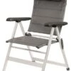 Outwell Milton Campingstuhl, 63x70x107/124cm, Grau -Campingausrüstung 59803 0