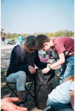 Primus Campfire Hocker, Schwarz, 31x35x35cm -Campingausrüstung 60448 3