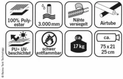 Reimo UniVan Air Heckzelt, 250x300cm -Campingausrüstung 60450 5