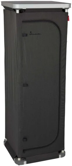 Isabella High Faltschrank, 50x50x143cm, Dunkelgrau -Campingausrüstung 61292 2