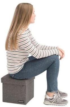 Outwell Cornillon Esstischstuhl-/Aufbewahrungskombination, Grau -Campingausrüstung 6164 5