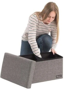 Outwell Cornillon Esstischstuhl-/Aufbewahrungskombination, Grau -Campingausrüstung 6164 9