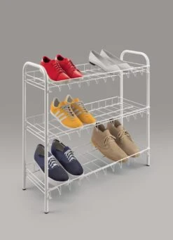 Metaltex Schuhregal Mit 3 Etagen, 64x23x59cm -Campingausrüstung 61652 2