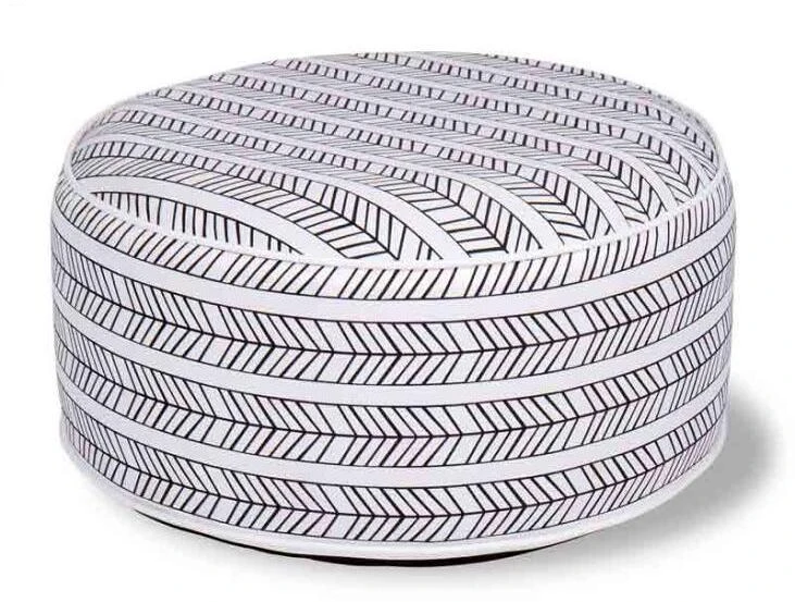 Camp4 Ethno Ottomane, Aufblasbar, Ø53xH23cm, Weiß/schwarz 3 Camp4 Ethno Ottomane, Aufblasbar, Ø53xH23cm, Weiß/schwarz